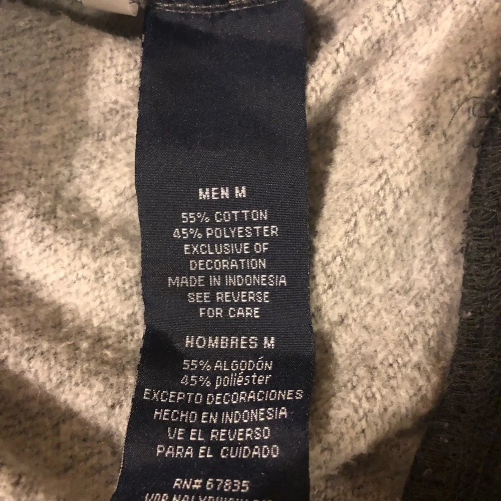 Mens Nautical pullover sweatshirt size M